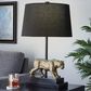 Grandview Gallery Panther Polyresin Table Lamp in Black and Gold, , large