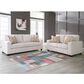 Ashley Aviemore Stationary Sofa and Loveseat Set in Stone, , large