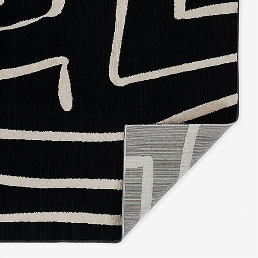 Momeni Noho Abstract 9&#39;3&quot; x 12&#39;6&quot; Black Area Rug, , large