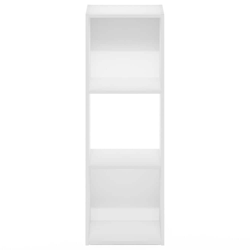 HOMLUX 3-Cube Open Shelf Bookshelf in White, , large