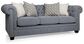 Decor-Rest Furniture Stationary Sofa in Antonia Sky, , large