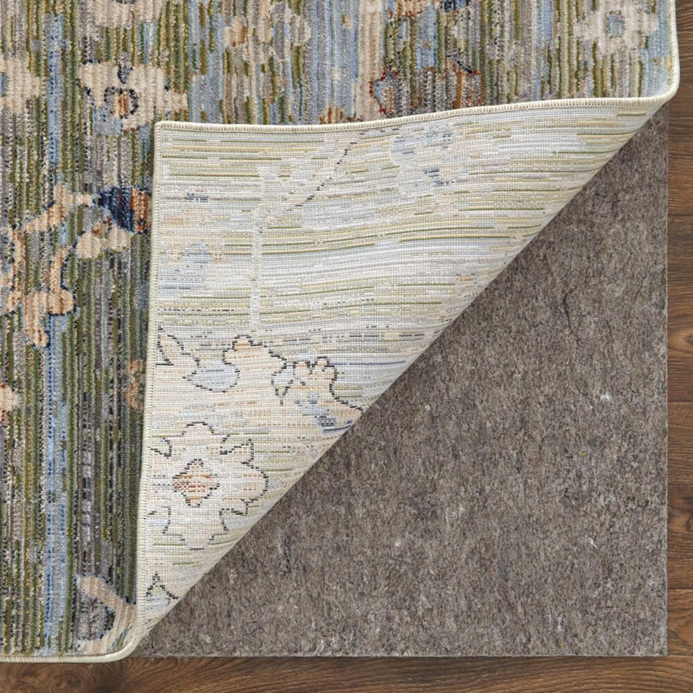 Feizy Melrose 9&#39; x 12&#39;8&quot; Green and Ivory Area Rug, , large
