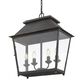 Golden Lighting Abingdon 4-Light Pendant in Antique Black, , large