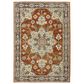 Oriental Weavers Branson Oriental Medallion 3"3" x 5" Rust and Beige Area Rug, , large