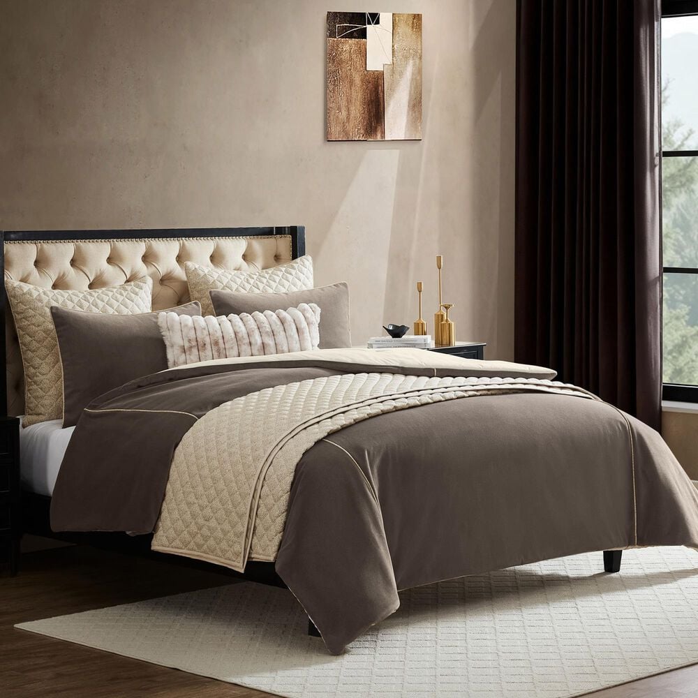Hallmart Collectibles Merlin 7-Piece Queen Comforter Set in Brown, , large