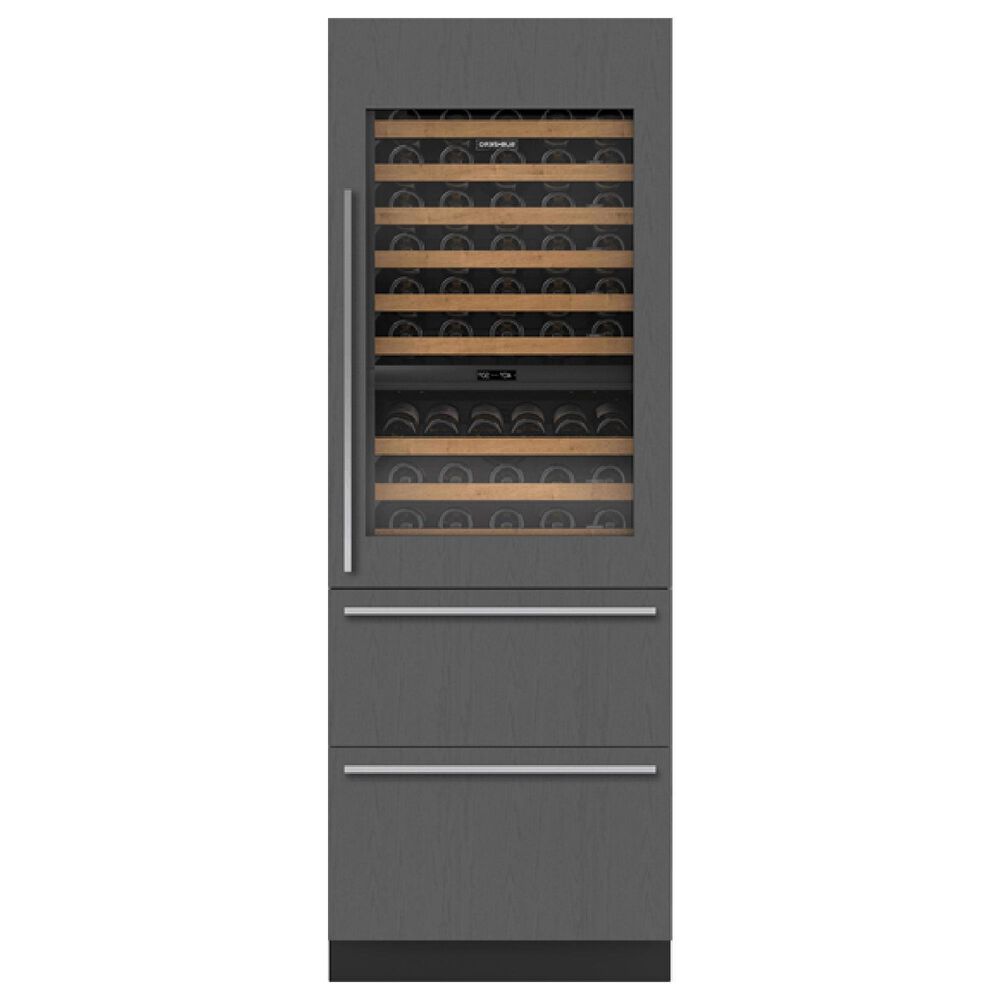 Sub Zero Designer 30" Wine Cooler with Right Hinge in Panel Ready, , large