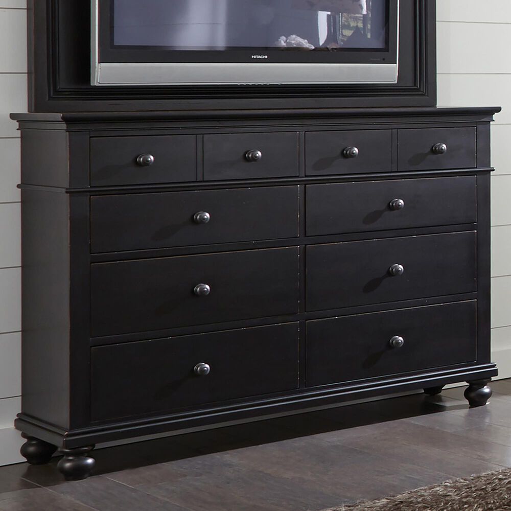 Riva Ridge Oxford 8-Drawer Chesser in Black, , large