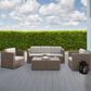 CorLiving Lake Front 5-Piece Patio Chat Set in Beige, , large