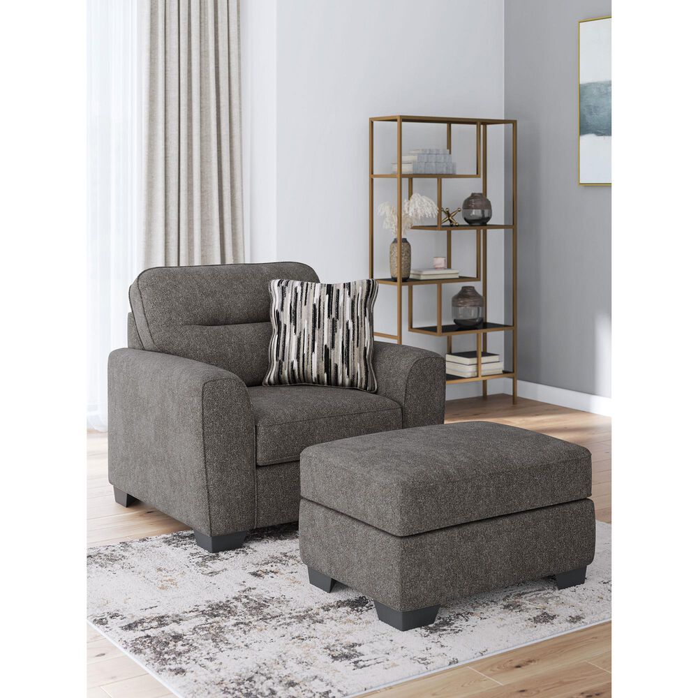 Ashley Olten Rectangular Ottoman in Graphite, , large