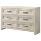 Crown Mark Lorraine 4-Piece King Bedroom Set in White, , large
