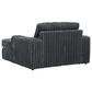 Ashley Midnight-Madness Oversized Chaise in Gunmetal, , large