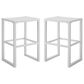 Linon Home Decor Holland Outdoor Bar Stool in White (Set of 2), , large