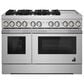 JennAir Rise 48" Professional Range with Griddle in Stainless Steel, , large