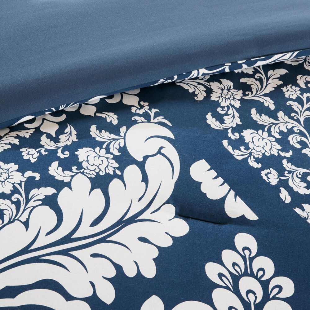 Hampton Park Vienna 7-Piece California King Comforter Set in Indigo, , large