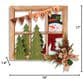The Gerson Company 18" Window Frame with Snowman in Multicolor, , large