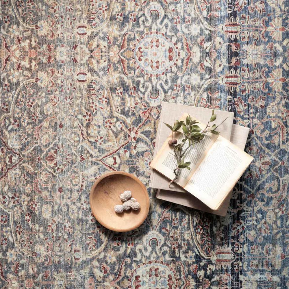 Chris Loves Julia x Loloi Jules 9&#39;6&quot; x 14&#39; Denim and Spice Area Rug, , large