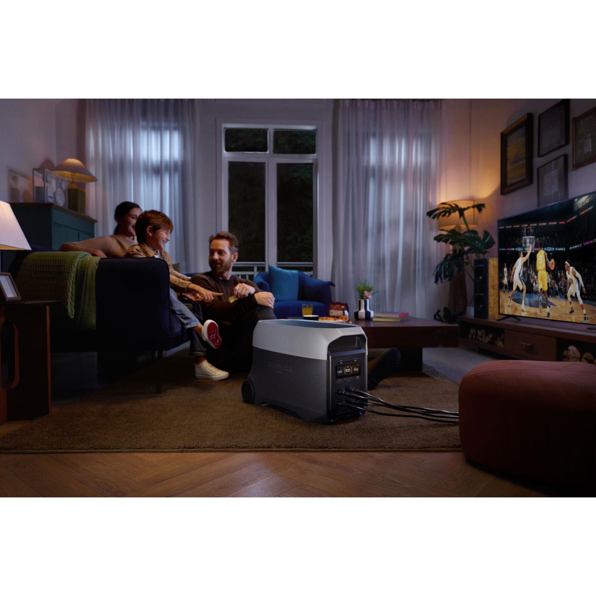 EcoFlow Delta 3 Ultra 3072Wh Portable Power Station in Black