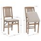 Linon Home Decor Triena Mission Folding Side Chair in Grey Wash (Set of 2), , large