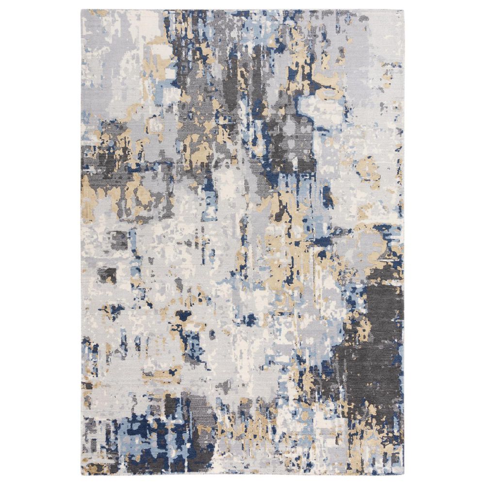 RIZZY Bolero BOL727 Blue and Multicolor 3" x 10" Runner, , large
