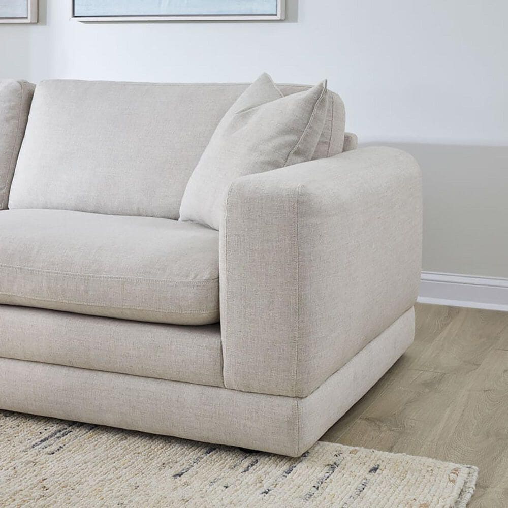 Kuka &#40;Hk&#41; Trade Co Lmt Motion Carmel Stationary Sofa in Pismo Linen, , large