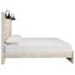 Ashley Cambeck King Panel Bed in Whitewash with Lighting, , large