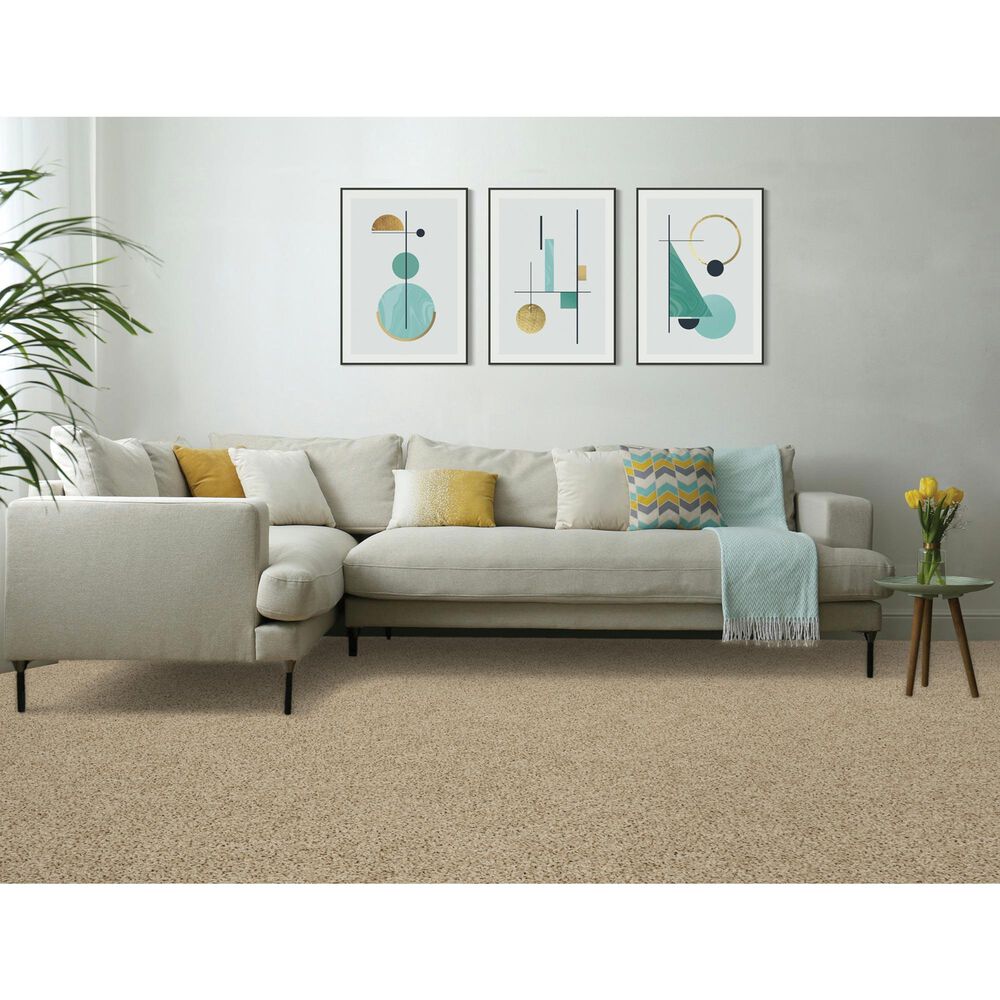 Mohawk Raise The Woof II Carpet in Sandy Beach, , large