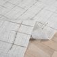 RIZZY Kiki Ivory, Beige and Charcoal 12" x 15" Area Rug, , large
