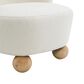 Furniture of America Velra Accent Chair in White, , large