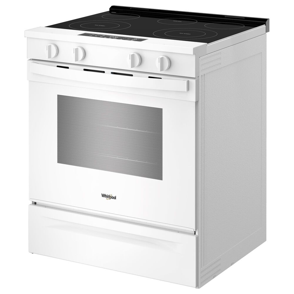 Whirlpool 30" Electric Range in White, , large