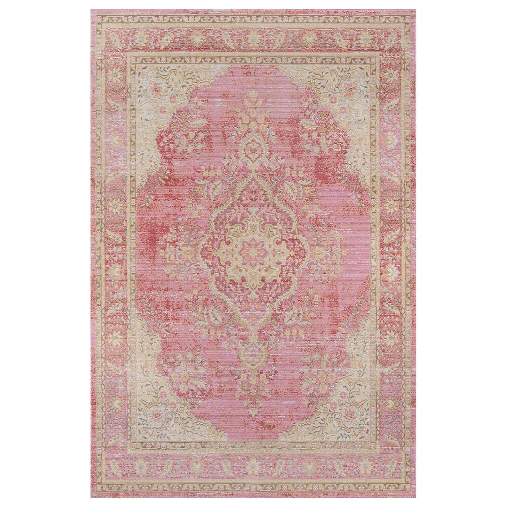 Momeni Isabella ISA-1 5"3" x 7"3" Pink Area Rug, , large