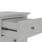 Urban Home Grace 3 Drawer Nightstand in Elephant Grey, , large