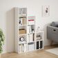 HOMLUX 4-Tier Open Shelf Display Organizer Bookcase in White, , large