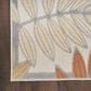 Nourison Aloha 2"8" x 4" Blue and Mocha Indoor/Outdoor Area Rug, , large