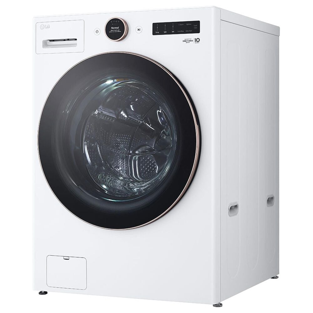 LG 5.0 Cu. Ft. Ultra Large Capacity Front Load Washer with TurboWash360 In White, , large