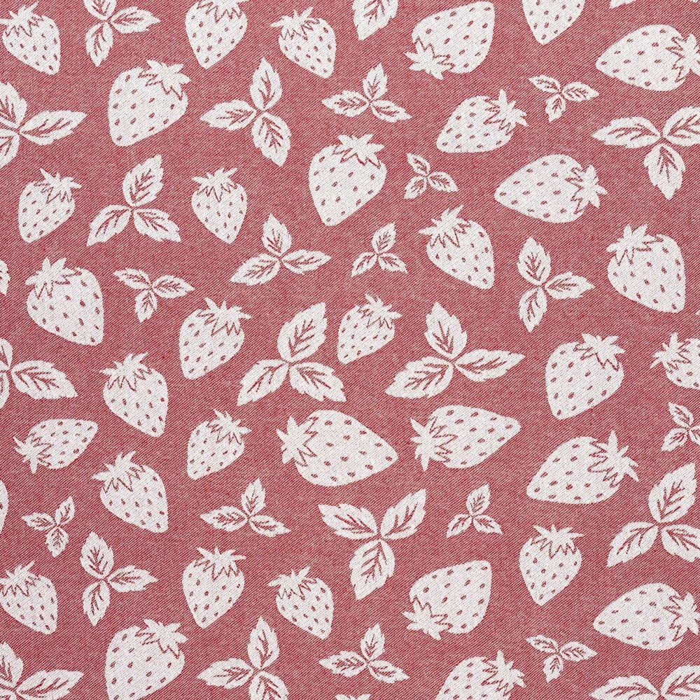 MuKitchen Jacquard Woven Towel in Strawberry Patch, , large