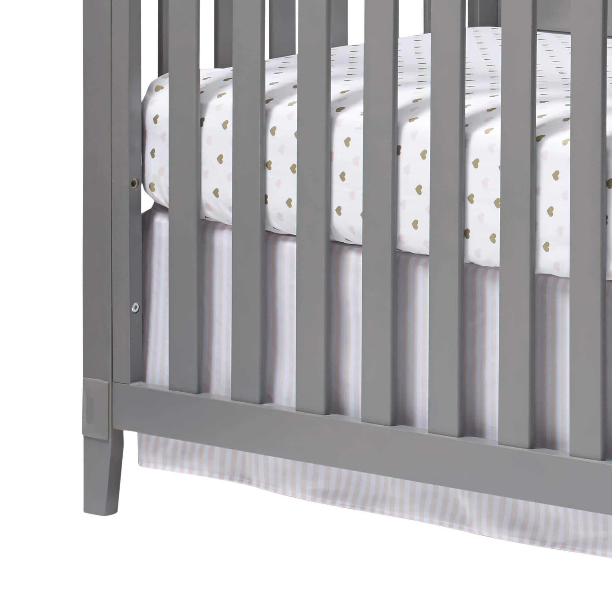 Sorelle Berkley Crib with Changer Panel Crib in Weathered Gray NFM