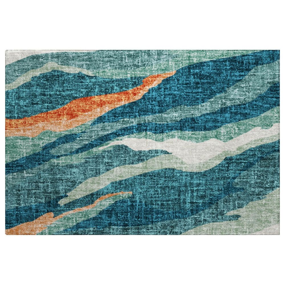 Dalyn Rug Company Lorenzo LN4 Teal 2"6" x 3"10" Area Rug, , large