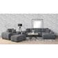 COASTER Octavia 2-Piece Stationary Right Facing Sectional in Charcoal Gray, , large