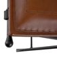 Martin Svensson Home Silla Bench with Cinnamon Brown Cushion in Black, , large