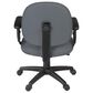 Regency Global Sourcing Comfort Series Swivel Computer Task Chair with Adjustable Arms in Grey, , large