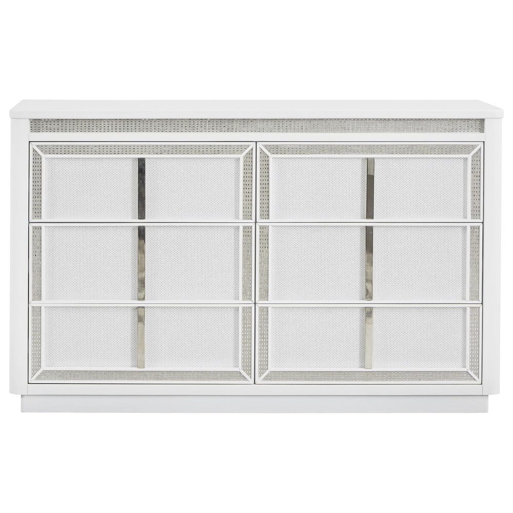 Millenium Chalanna 6-Drawer Dresser in White, , large