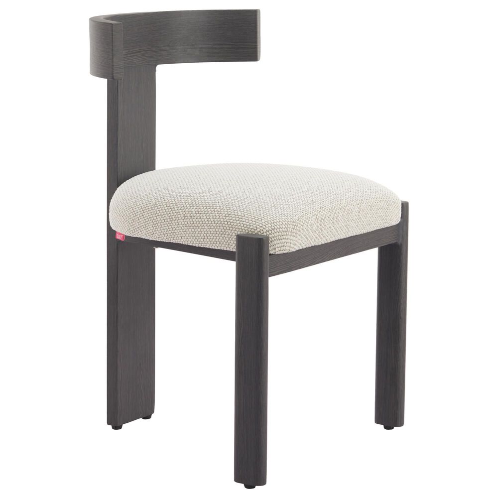 Zuo Modern Tiana Side Chair with Black Frame in Beige, , large
