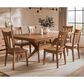 Arista Wood Anders and Dayton 7-Piece Rectangular Dining Set in Sandstone, , large