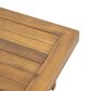 Hearth and Haven 2-Piece Outdoor Conversation Set with Beige Cushion in Teak, , large