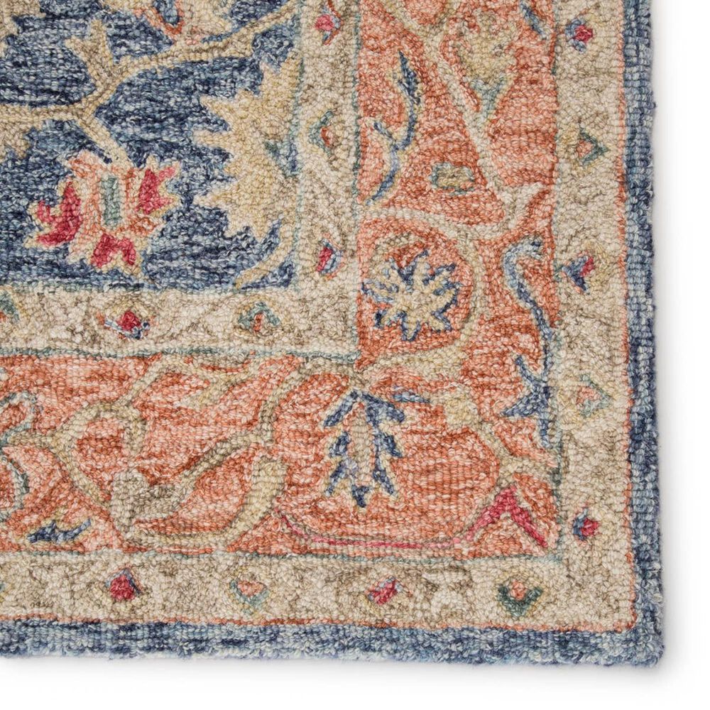 Jaipur Province Presley 8&#39; x 10&#39; Birch, Moonlight Blue, Silver Blue, Apricot Orange and Scarlet Sage Area Rug, , large