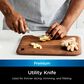 Ninja 3-Piece Knife Set in Black, , large