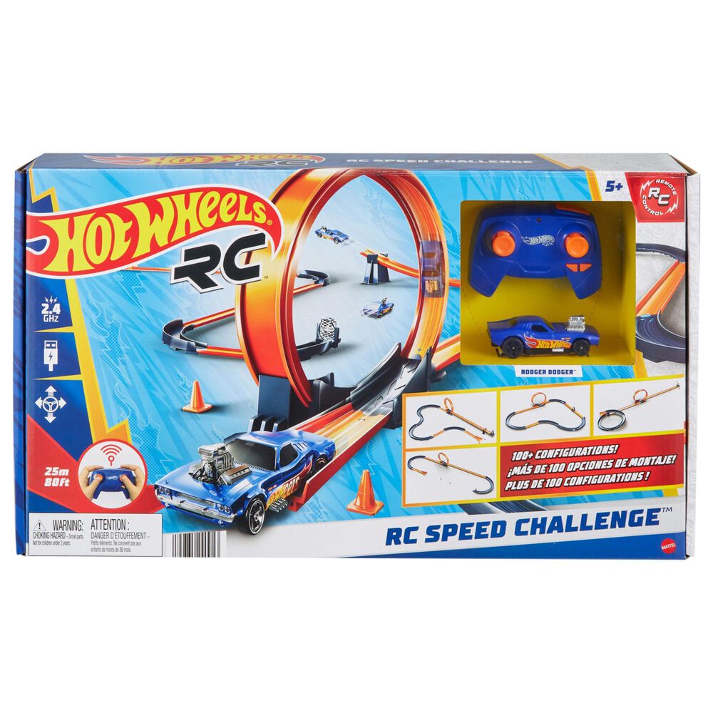Hot Wheels RC Speed Challenge Track Set in Multicolor, , large
