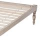 Baxton Studio Iseline King Platform Bed Frame in Antique White, , large