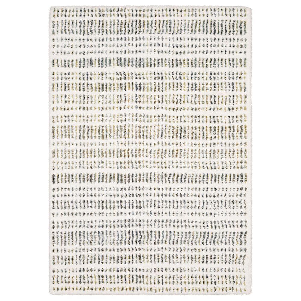 Oriental Weavers Galileo GAL02 Ivory and Multicolor 7"10" x 10"10" Area Rug, , large
