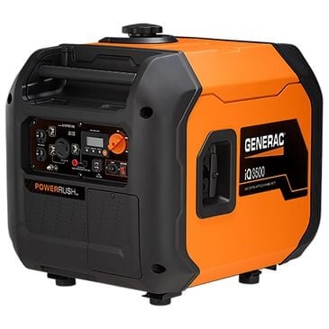 Generac iQ3500 Portable Inverter Generator in Orange and Black, , large